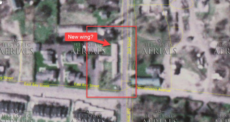 Johnstons Motel - 1981 Aerial (newer photo)